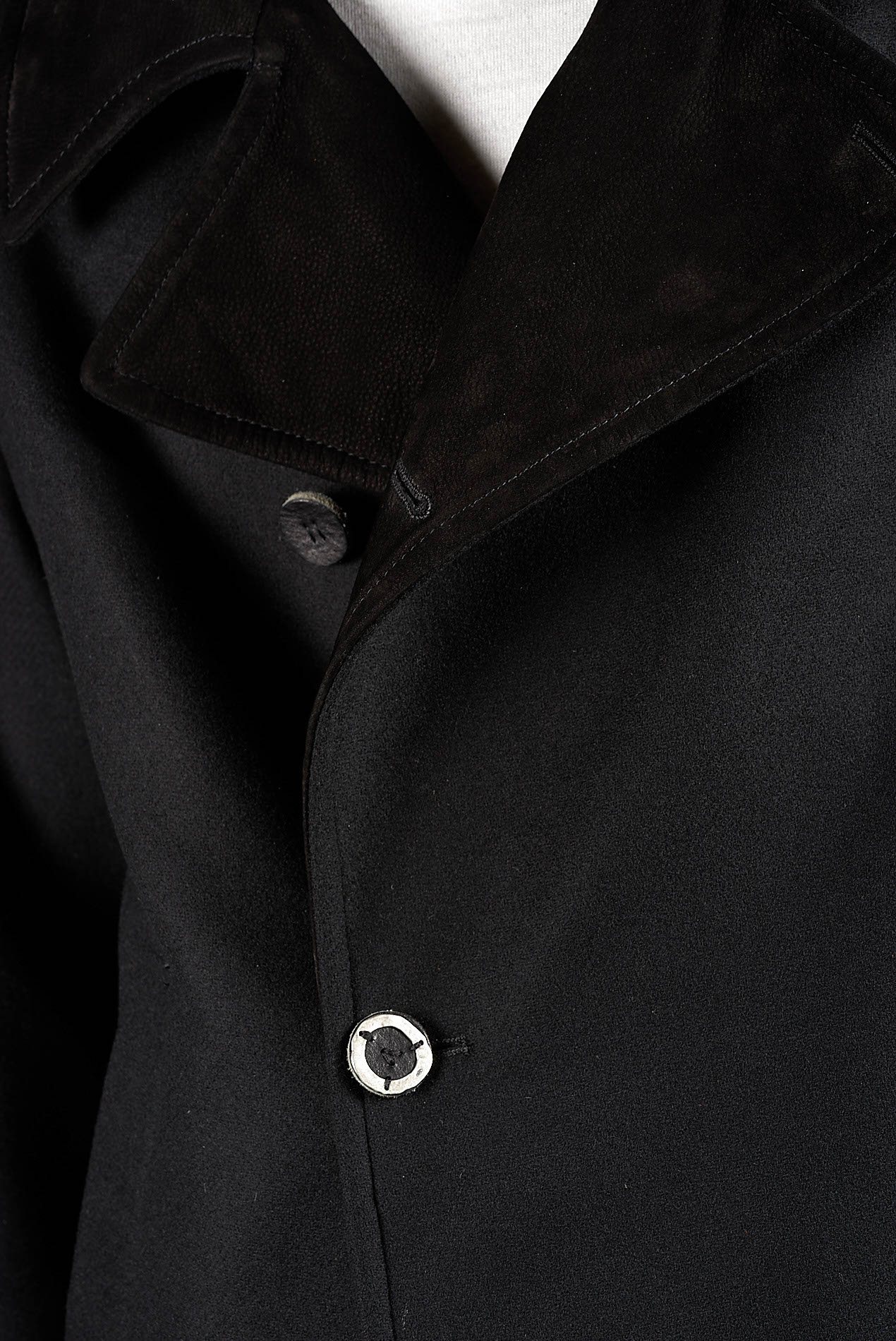 DANIELE BASTA LEATHER AND SILVER JACKET 